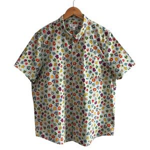 BP. Men’s Short Sleeve Floral Button Down Size Xl